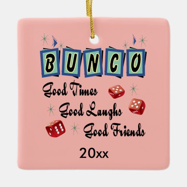 Retro Bunco Keramikornament (Vorderseite)