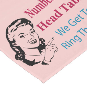 Retro Bunco Tabelle #1, das wir erhalten, die Bell Kurzer Tischläufer