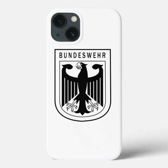Retro - Bundesstaatliche Bundeswehr Case-Mate iPhone Hülle (Rückseite)