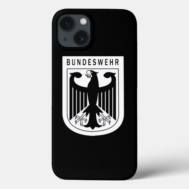 Retro - Bundesstaatliche Bundeswehr Case-Mate iPhone Hülle (Rückseite)