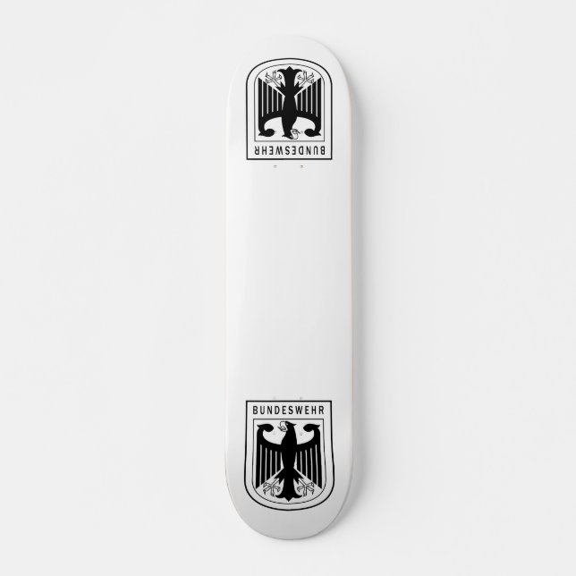 Retro - Bundesstaatliche Bundeswehr Skateboard (Vorne)