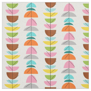 Retro buntes Nest-Gewebe Stoff