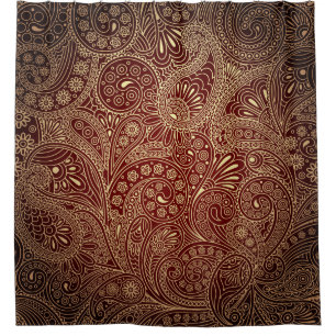 Retro buntes schönes Boho Bohemisch Duschvorhang