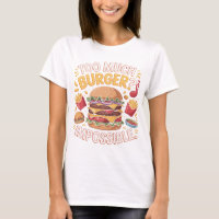 Retro-Burger-Liebhaber-Typografie-Design für Foodi