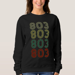 Retro-Bürger Stolz Amerika Staatsflagge Gebiet Süd Sweatshirt