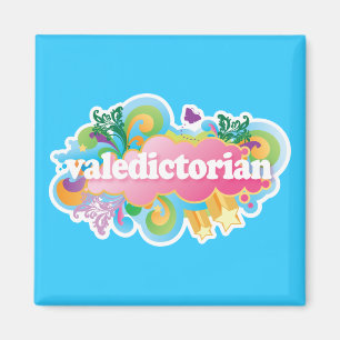 Retro Burst Valedictorian Abschluss Geschenk Magnet