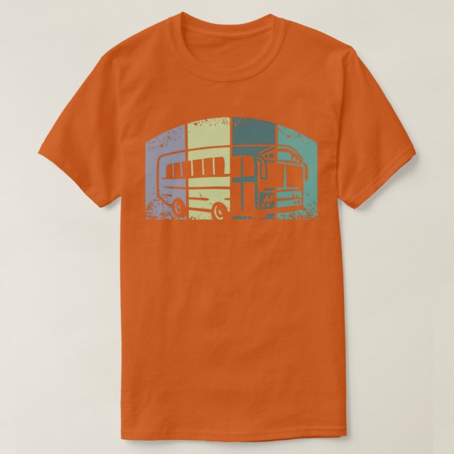 Retro-Bus T-Shirt (Design vorne)