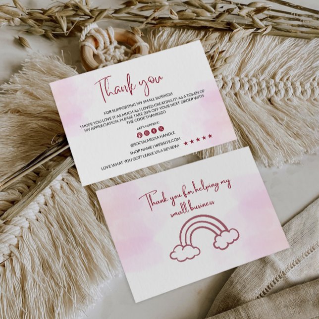 Retro Business dank Karte (Von Creator hochgeladen)