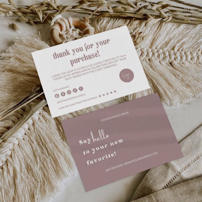 Retro Business dank Karte (Von Creator hochgeladen)