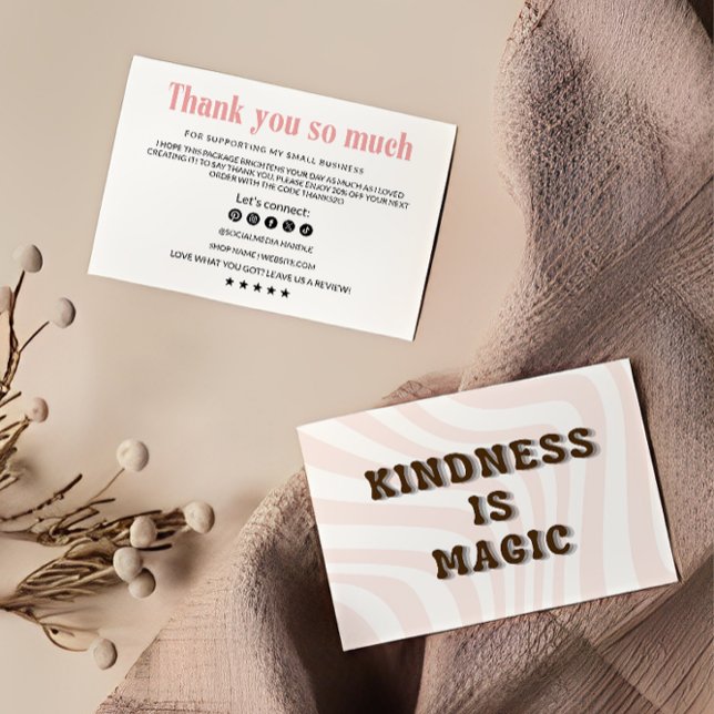 Retro Business dank Karte (Von Creator hochgeladen)