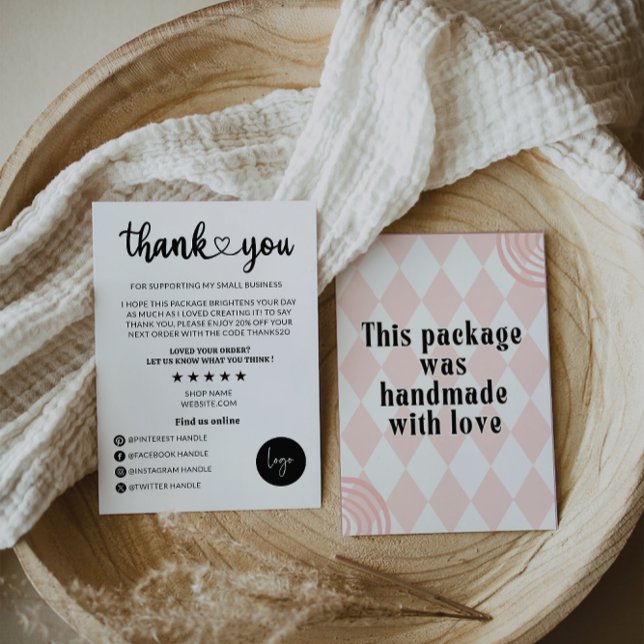 Retro Business dank Karte (Von Creator hochgeladen)