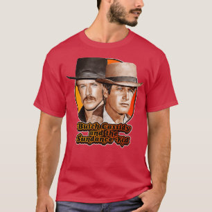 Retro Butch Cassidy und der Tribut an die Kid-Song T-Shirt