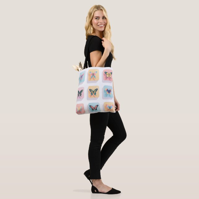 Retro Butterfly Grill Tote Bag (Am Model)