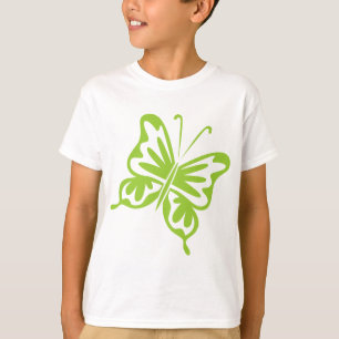 Retro Butterfly - Mars grün T-Shirt
