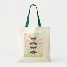 Retro Butterfly Tote Bag - Vintage ästhetische Tas