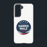 Retro Button Election for Democrats Harris Waltz Samsung Galaxy Hülle<br><div class="desc">Harris Waltz 2024 für Demokraten</div>