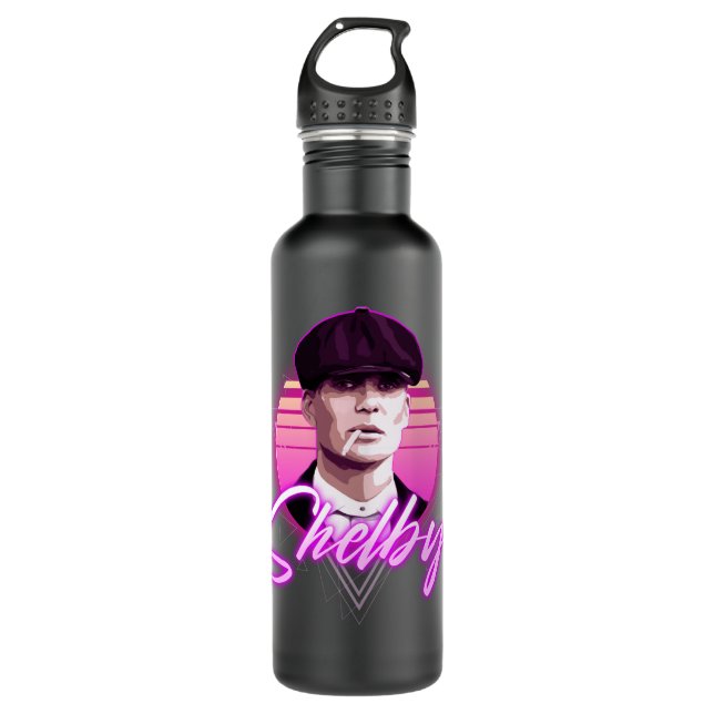 Retro By Order of Peaky Blinders Cool Graphic Gift Edelstahlflasche (Vorderseite)