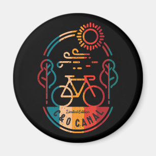 Retro C und O Canal Bike Trail. Magnet