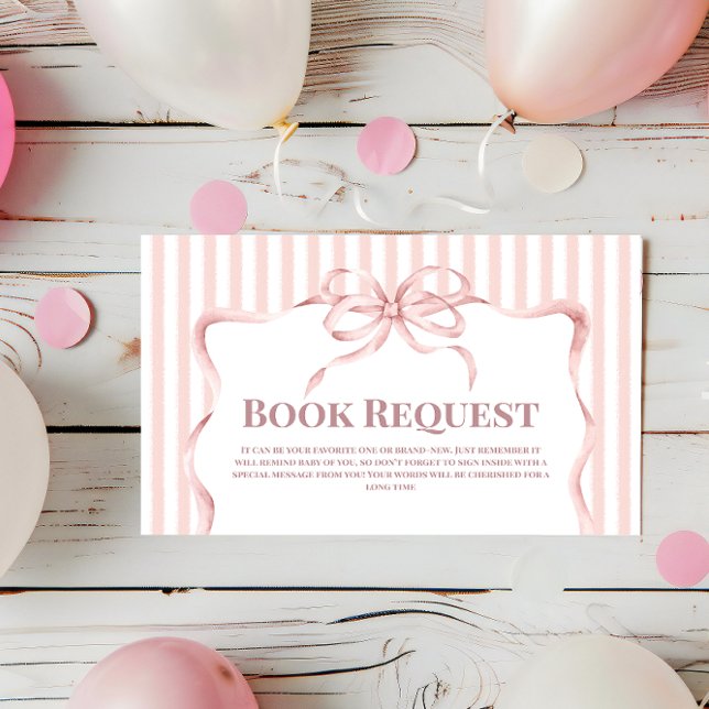 Retro Cafe Bebe Girl Coffee Book for Baby Shower Begleitkarte (Von Creator hochgeladen)