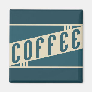 Retro-Café Magnet