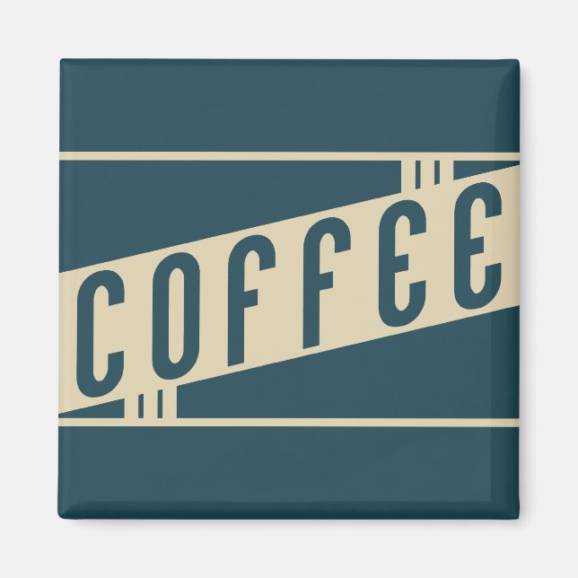 Retro-Café Magnet (Vorne)