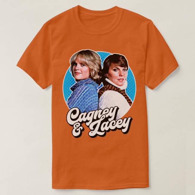 Retro Cagney Lacey Tribute T-Shirt (Design vorne)