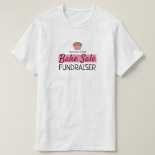Retro Cake Design, Wohltätigkeit Bake Sale Event T-Shirt