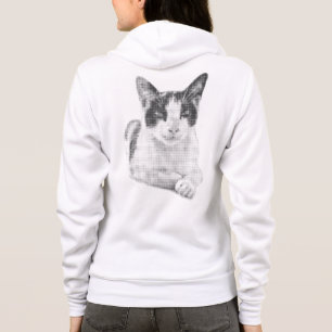 Retro Calico Halbton Hoodie
