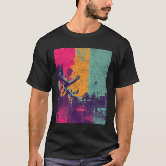 Retro California Guitarists Vintage Rock Art. T-Shirt