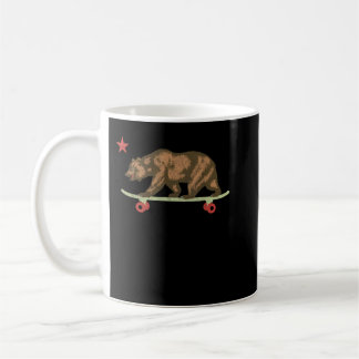 Retro California Skateboard Bär Skaten Skate Sta Kaffeetasse