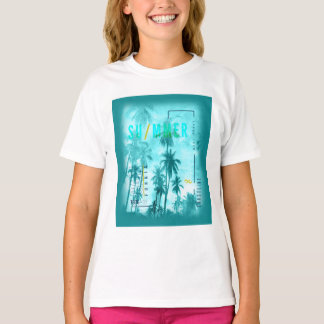 Retro California Summer Design T-Shirt