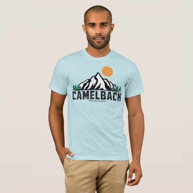 Retro Camelback Mountain Ski T-Shirt (Vorne ganz)