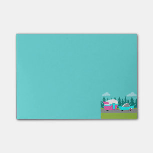 Retro Camper-/Anhänger-und Auto-Post-Itanmerkunge Post-it Klebezettel