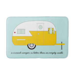 Retro Camper-Badmatte Badematte
