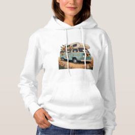 Retro-Camper-Van-Hoodie – Boho-Hippie-Abenteuer Hoodie