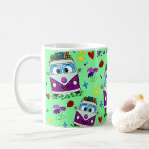 Retro-Campervan-Tasse – Bruno Edition Kaffeetasse
