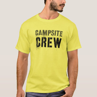 Retro CAMPGELÄNDE-MANNSCHAFT Sommerpersonal Betreu T-Shirt