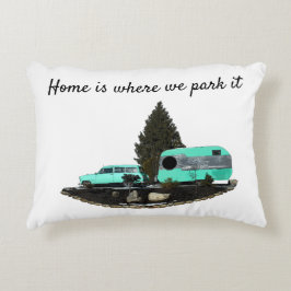 Retro-Camping-Anhänger Nomad-Throw-Kissen Dekokissen