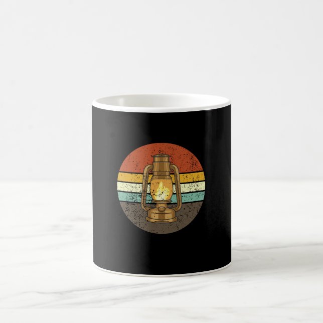 Retro-Camping Lantern Kaffeetasse (Mittel)