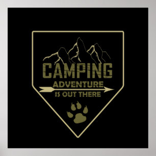 Retro-Camping Poster