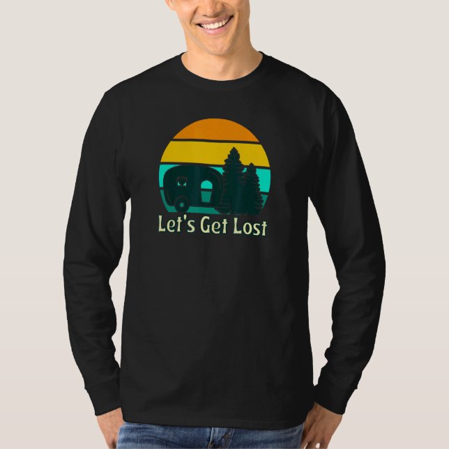 Retro Camping Road Trip T-Shirt (Vorderseite)
