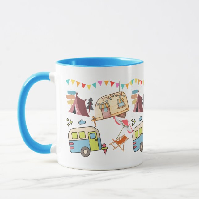 Retro-Camping Tasse (Links)
