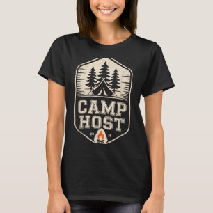 Retro-Camping-Wirtin Oma-Reise-Team-Crew-Regisseur T-Shirt