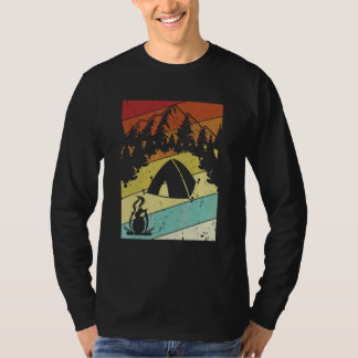 Retro Campingplatz Zelte Glamping Camping 2 T-Shirt