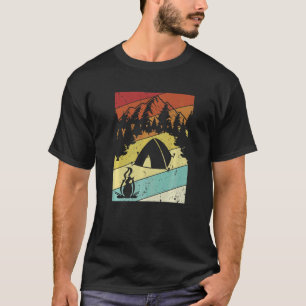 Retro Campingplatz Zelte Glamping Camping 2 T-Shirt
