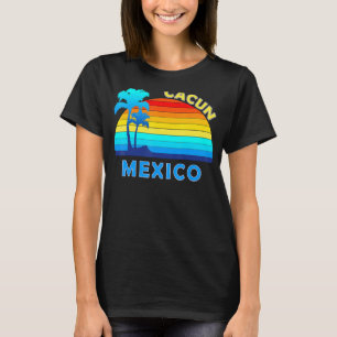 Retro Cancun Mexico Beach Sommer Tropical Souvenir T-Shirt