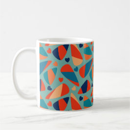 Retro Candy Corn Bold Mid-Century Modern Kaffeetasse