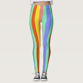 Retro Candy Stripes - Eine Liebe Leggings