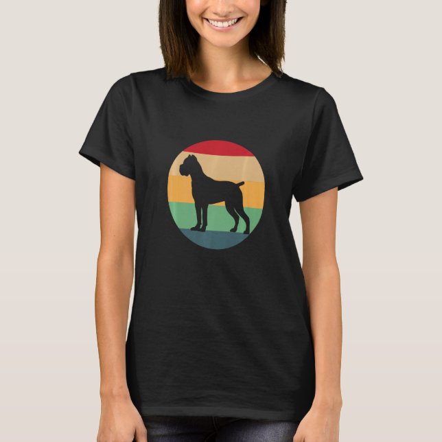 Retro Cane Corso Dog Italian Mastiff Premium T-Shirt (Vorderseite)