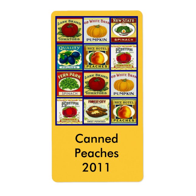 Retro Canning Jar Labels Label Docking Goods Canne (Vorne)